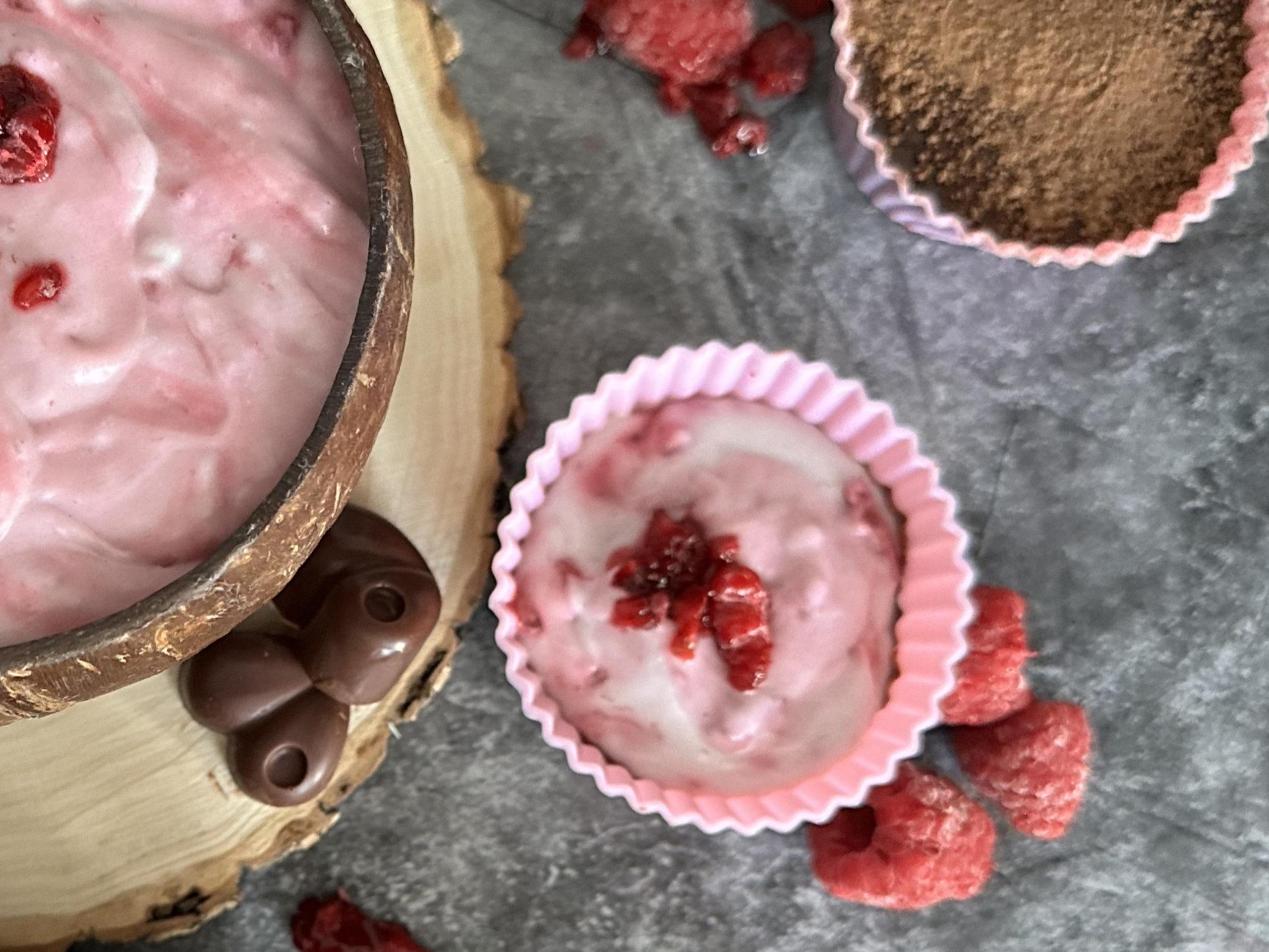 Raspberry Cream Cups