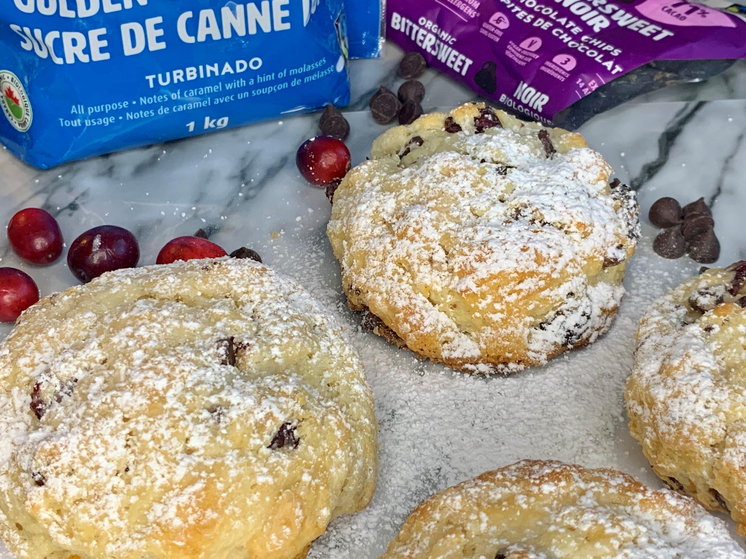 Chocolate Chip Cranberry Scones