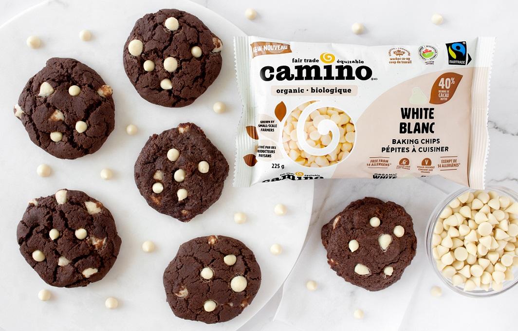 Vegan Chocolate White Chips Cookies