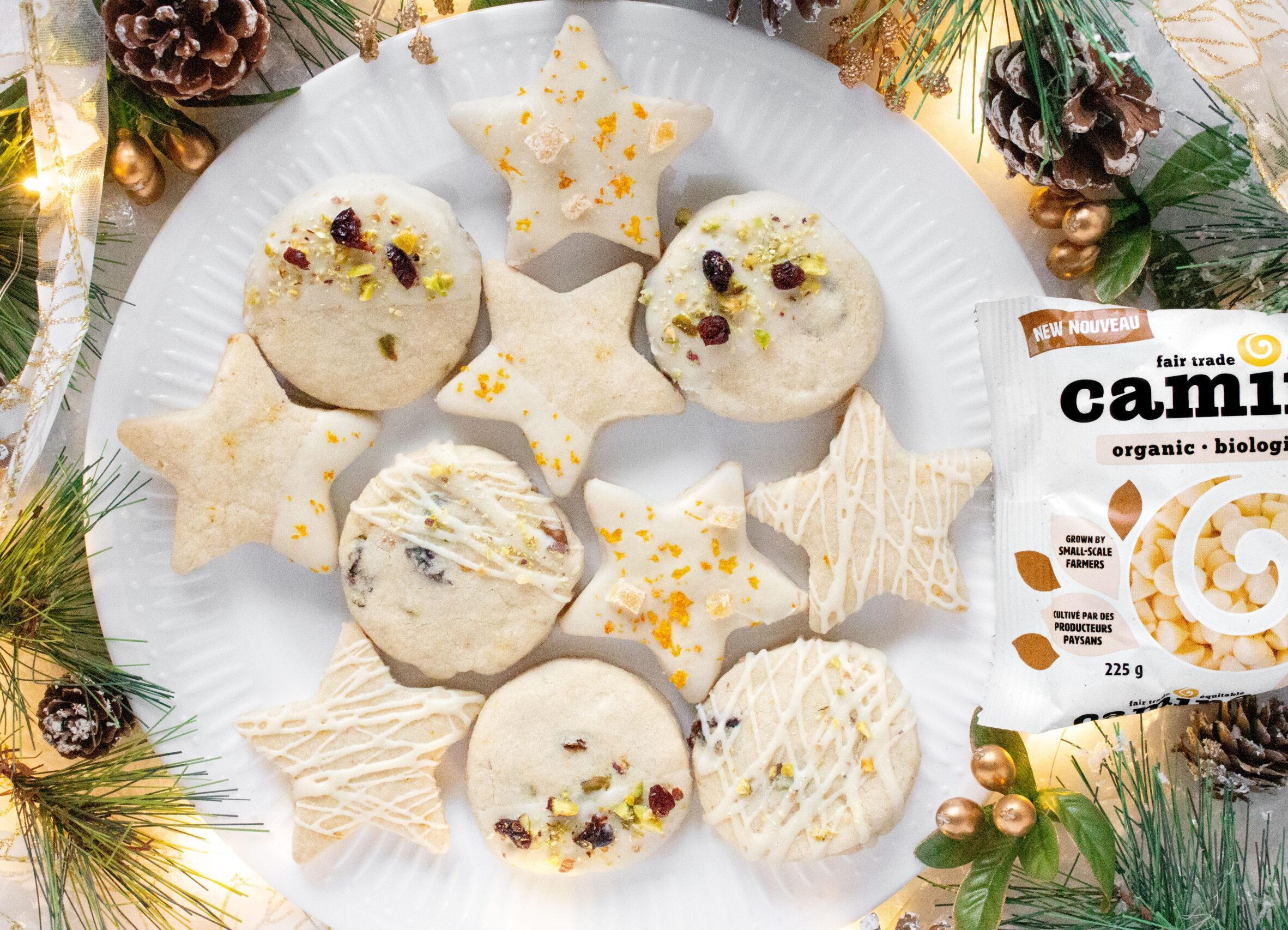 Festive Shortbread Cookies